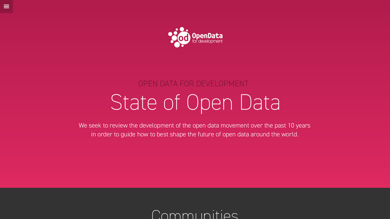 Ouvrage The State of Open Data