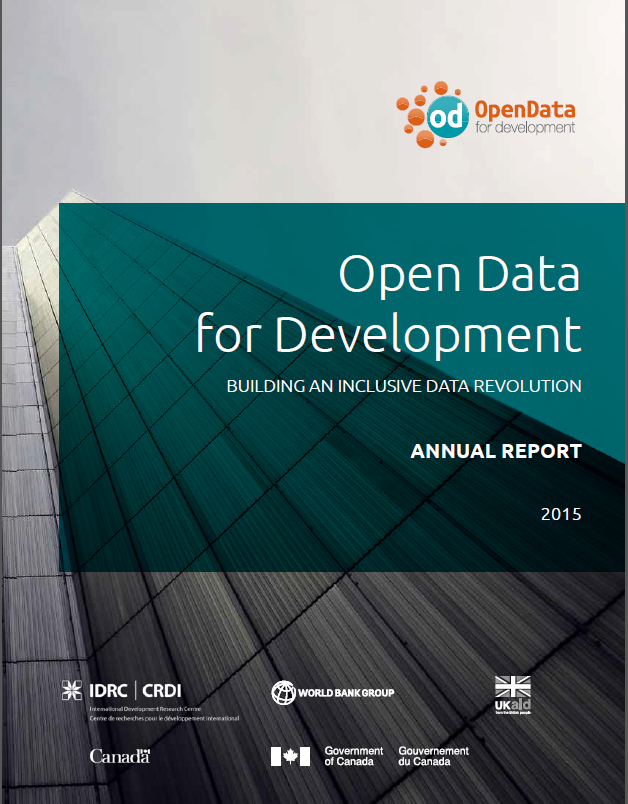 Tracking our progress towards the Data Revolution: 2015 OD4D Annual Report
